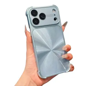 17POR Customized Protective Smartphone Case, Iridescent CD Design Hard Shell with Rubber 4-Corner Anti-Drop Protection, Full Lens & Screen Protectors, Handheld Cover, Ideal Holiday/Birthday Mobile Phone Accessory