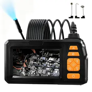 Dual-Lens Industrial Endoscope with Light, 1080P Digital Borescope Inspection Camera, Waterproof Sewer Camera, Multi-Functional Vehicle-Mount Tool, Automotive Maintenance Tools