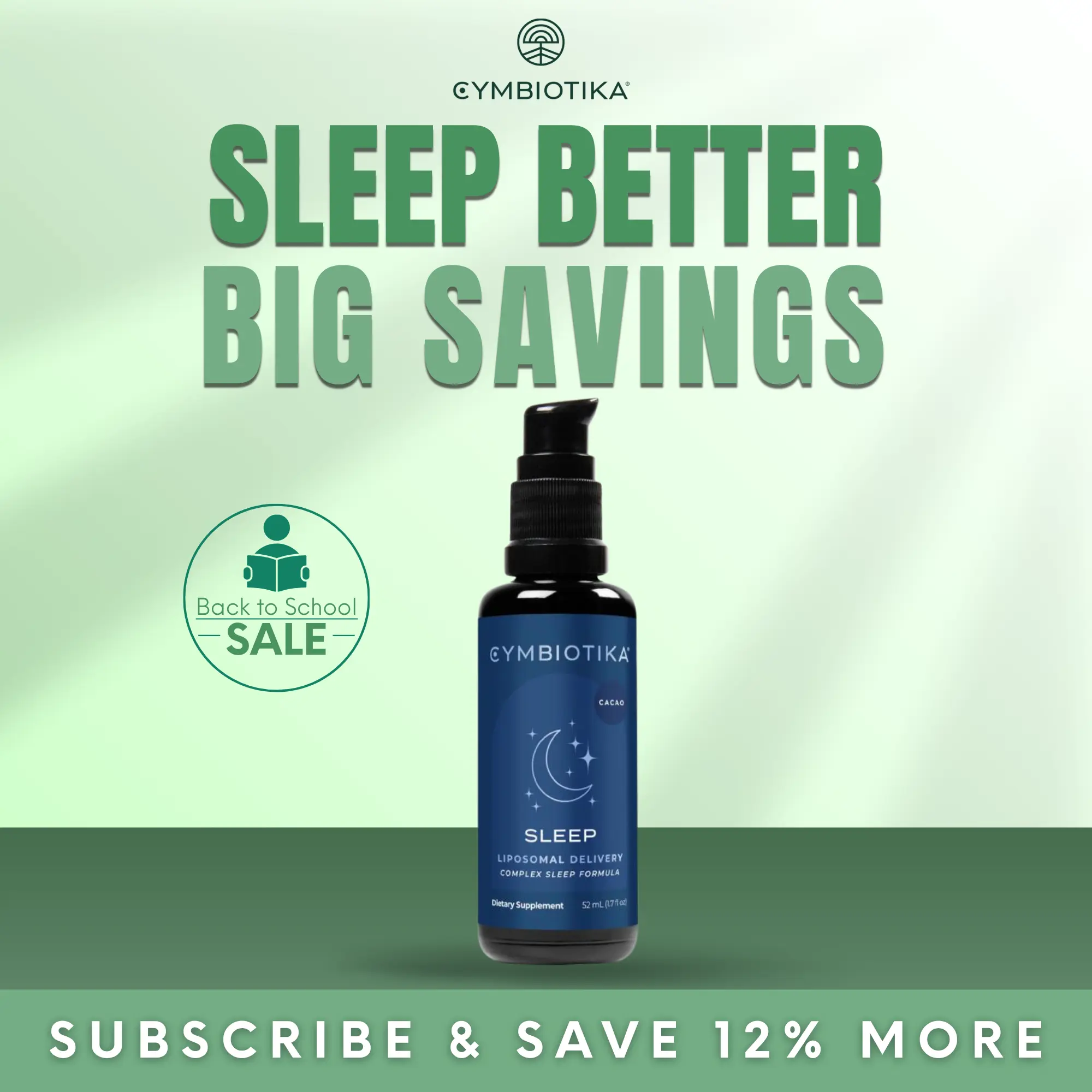 Liposomal Sleep Complex | 12-Pumps | Deep, Restful Sleep & Calm Nervous System | No Morning Grogginess | Melatonin, GABA, L-Theanine & Magnesium | 12-Ingredient Formula | Vitamin D3, B6 & B5 | Plant-Based | Third-Party Tested