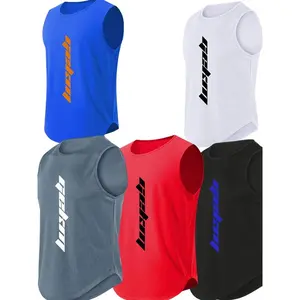 Designer clothing men 5 Pieces Summer Men's Quick-Dry Moisture-Wicking Breathable Tank Tops, Sports Fitness Bodybuilding Sleeveless Shirts, Suitable for Running Training, Men's Clothing
