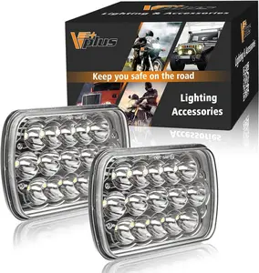 Partsam Rectangle H6054 LED Headlights 2PCS Partsam Rectangle H6054 LED Headlights 2PCS