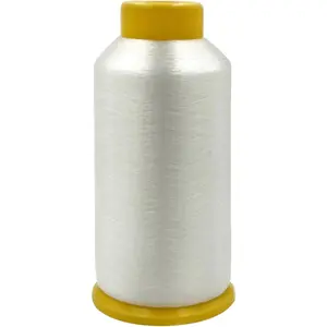 7,700 Yards Nylon Clear Invisible Thread for Quilting Clear Serger Thread String Beads Trademark Tags 0.12mm