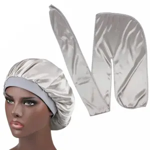 Matching silk bonnet and durag