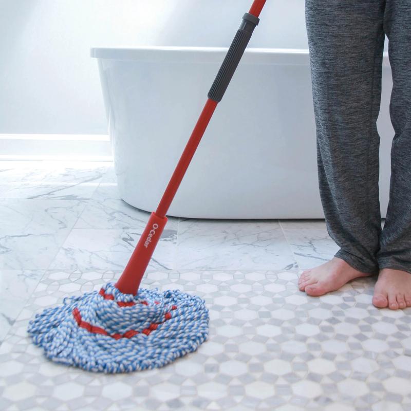 O-Cedar MicroTwist MAX Microfiber Mop, Removes 99% of Bacteria with Just Water