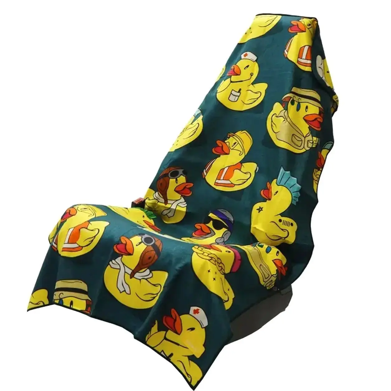 Ducked Waterproof Car Seat Cover Towel, Universal Sweat-Proof Automotive Interior Protector for Gym, Everyday Driving, Outdoor Activities