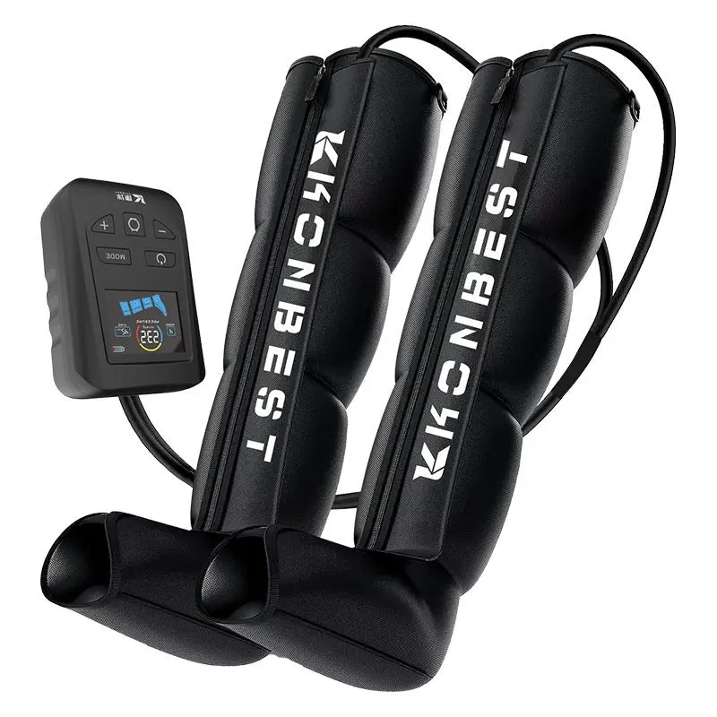 KICBEST 4-Chamber Compression Recovery Boots – Full-Leg Air Compression System