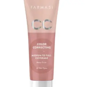 Farmasi CC Color Correcting Cream - Flawless Even-Tone Finish 30 ml / 1 fl. oz Medium to Full Coverage Matte Finish for All Skin Types
