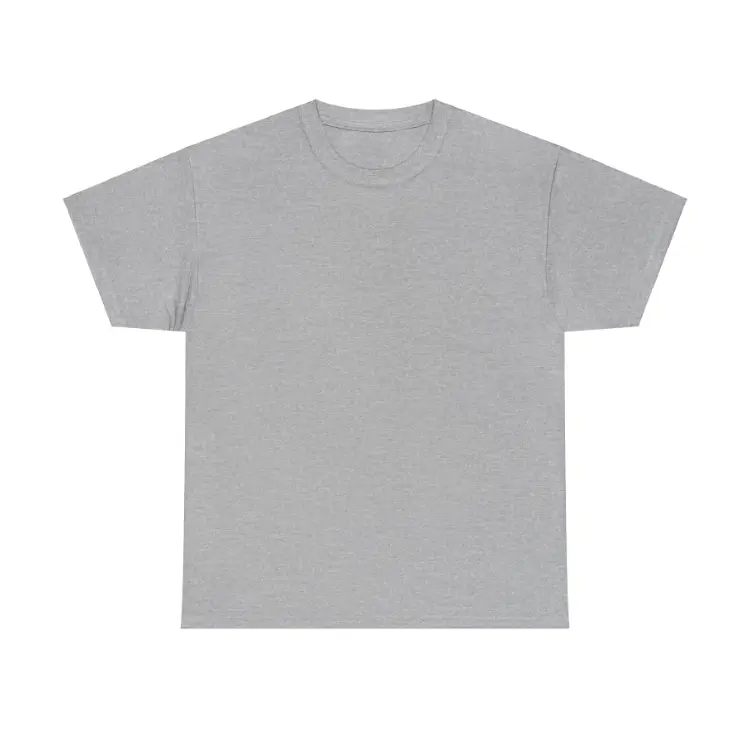 Amplified Heren T-shirt Run Dmc Logo Crew Tee, effen, grijs, XL