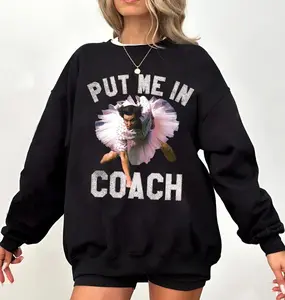 Funny Put Me in Coach Jim Carey Tshirt Sweatshirt Hoodie, Casual Outfit for everyday, Womenswear for summer