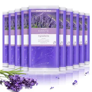 Paraffin Wax Refills, 10 Pack Beads Blocks for Bath, Machine Refills for Hand Feet Dry Skin - Deep Moisturizing, Hydration and Nourishment (Unscented)