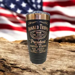 Presidential Black and Gold 20oz Tumbler - Perfect for Your Drinks - Bottles, Drinkware