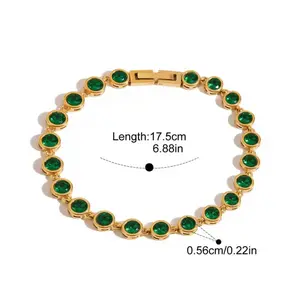 Emerald Tennis Bracelet