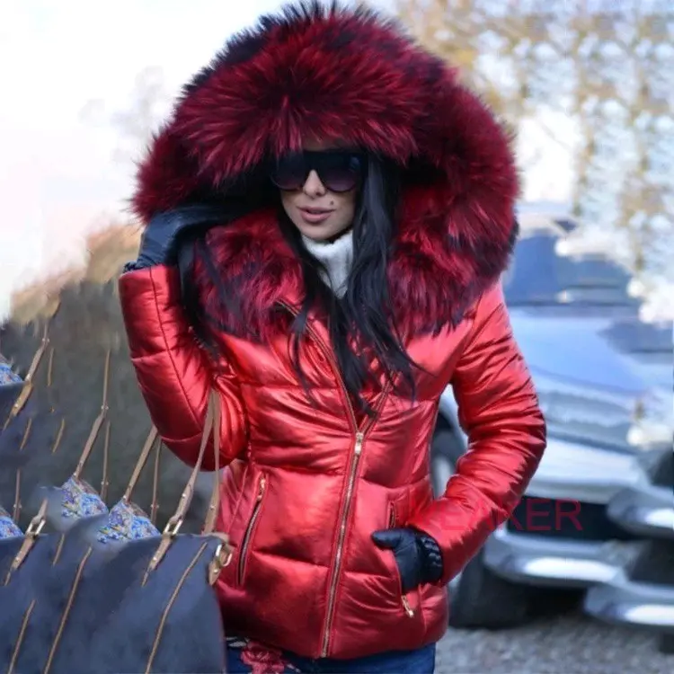 2024 Winter Down Cotton Faux Fur Collar Jacket 2024 Winter Down Cotton Faux Fur Collar Jacket