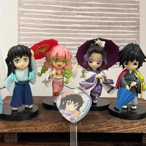 Hot Anime Demon Slayer Figure Tanjirou Agatsuma Zenitsu Kyoujurou Anime Model Action Figure PVC collection Toy for Kids Gift