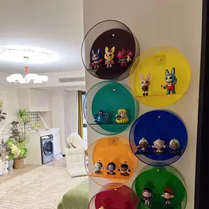 1pc | Multi-Layer Acrylic Display Shelf | High Transparency, Stable Load-Bearing, Non-Slip and Dust-Proof | Ideal for Collectibles like Figurines, Models, Blind Boxes | Transparent Acrylic Material | Suitable for Desks, Display Cabinets