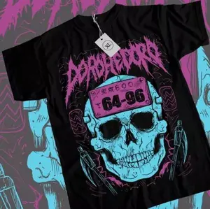 Dorohedoro Ebisu T-shirt Noi Kaiman Nikaido Horror Anime Black Shirt All Size