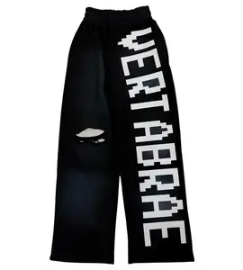 Vertabrae Logo Sweatpants Black/White