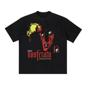 Nosferatu T-Shirt, Retro "A Symphony of Horror" Count Orlok Graphic Tee, Unisex Fit for Horror Fans, Great Gift for 1922 Nosferatu & Cult Classic Movie Lovers