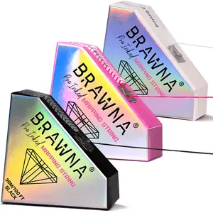 Pro Inked Mapping String for Eyebrow And Lip Measuring - White - Pink - Black