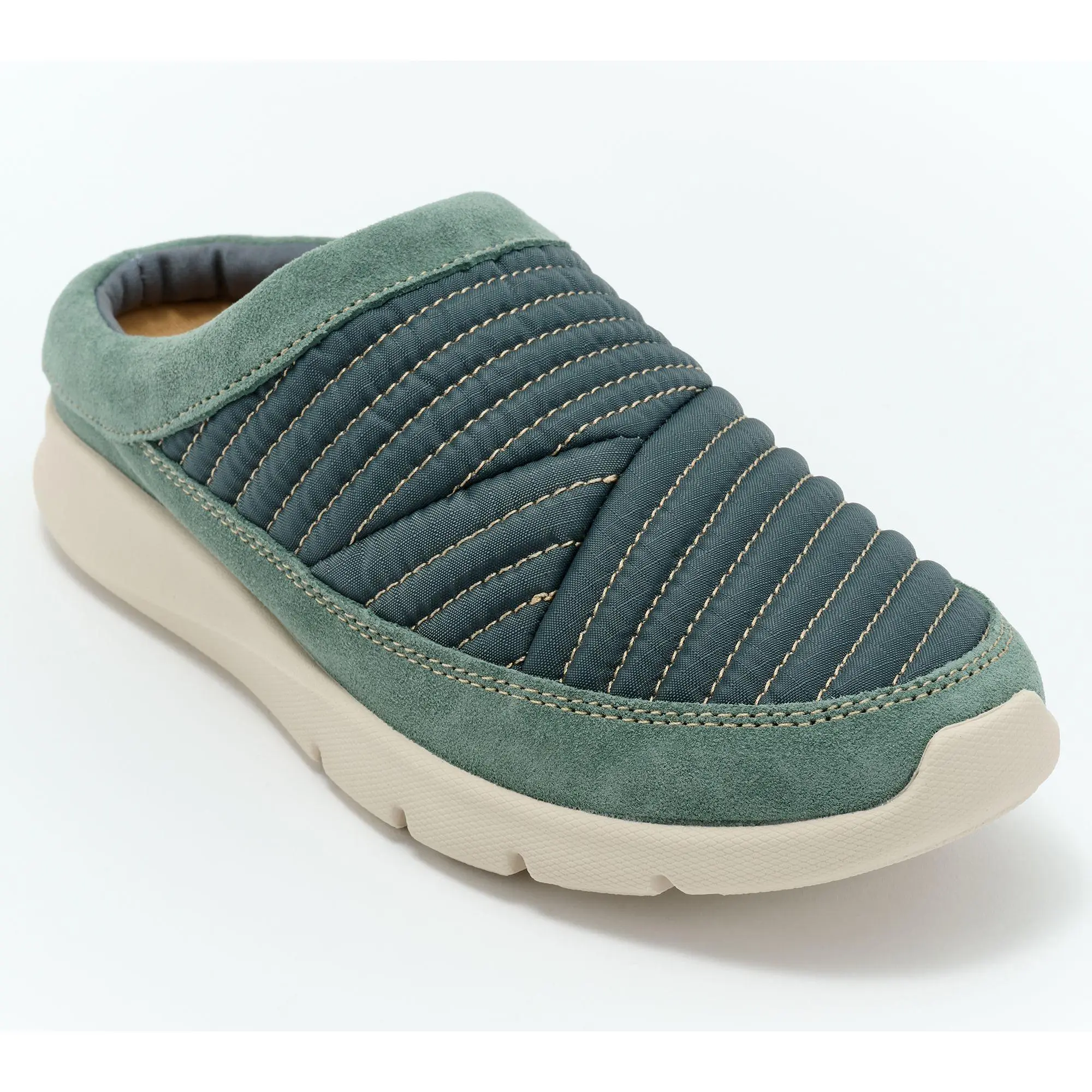 Revitalign Orthotic Quilted Nylon Mules - Basin