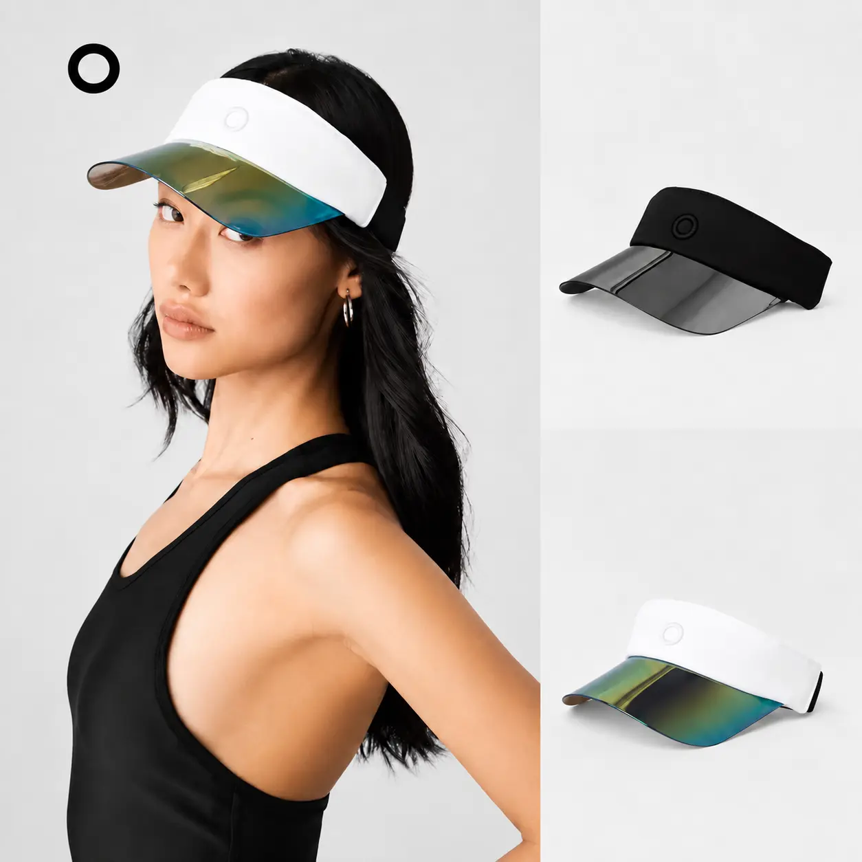 Women's Lightweight Sun Visor Hat – Adjustable Open Top Sports Visor Cap, Stylish Summer Sun Protection Hat for Golf, Tennis, Pickleball, Running, Beach & Outdoor Activities