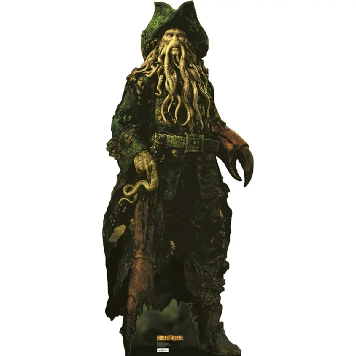 212 MAIN Heavy-Duty Cardboard Cutout - 6ft Tall Advanced Graphics Davy Jones POTC Sturdy Cutout Design Home Supplies, Home Decor Wall Accent for Room Decor