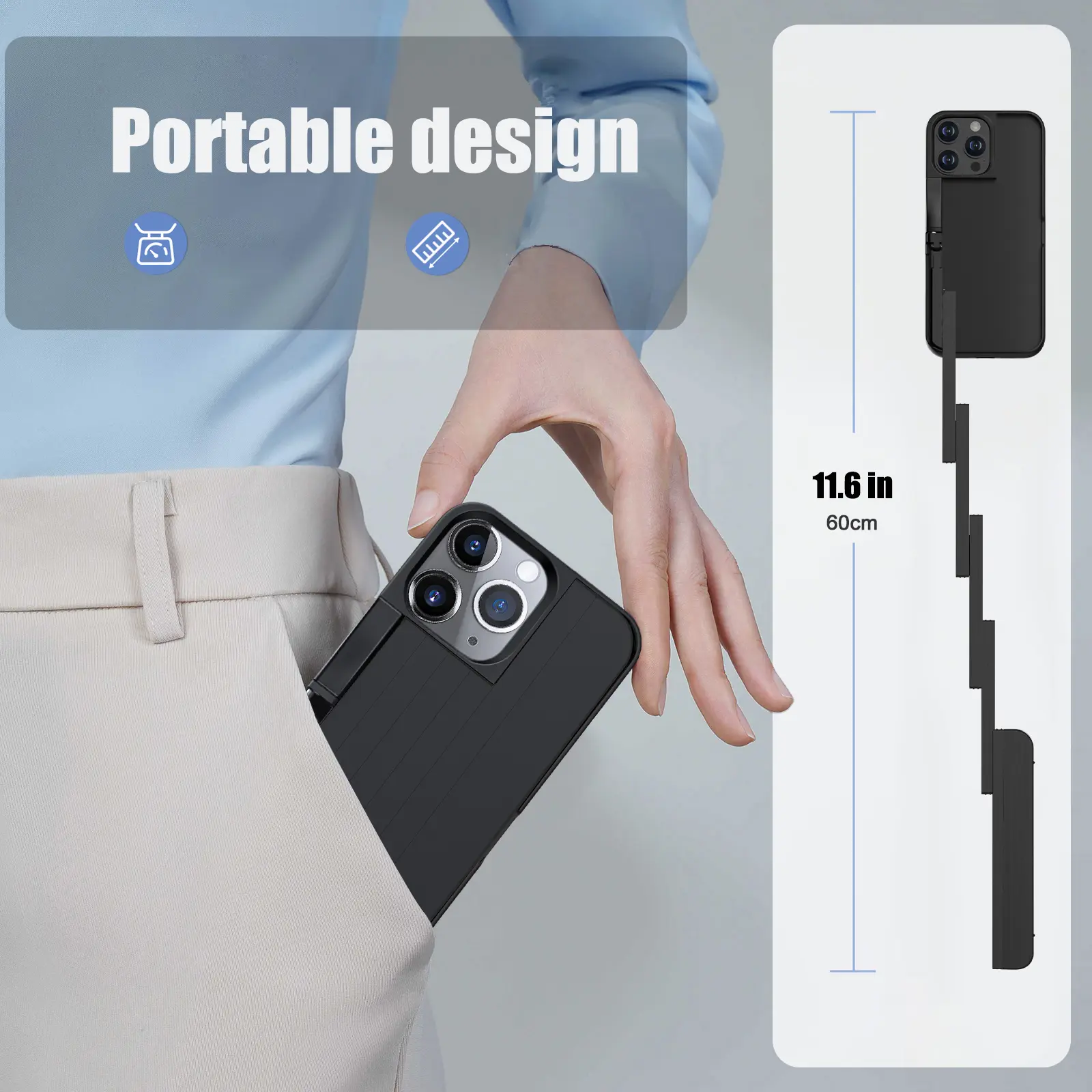 Compatible with iPhone case with selfie stick, Extendable Cell Phone Stand, Travel Essentials, For iPhone 16/15/14/13/12 - TikTok Shop Compatible with iPhone case with selfie stick, Extendable Cell Phone Stand, Travel Essentials, For iPhone 16/15/14/13/12 - TikTok Shop