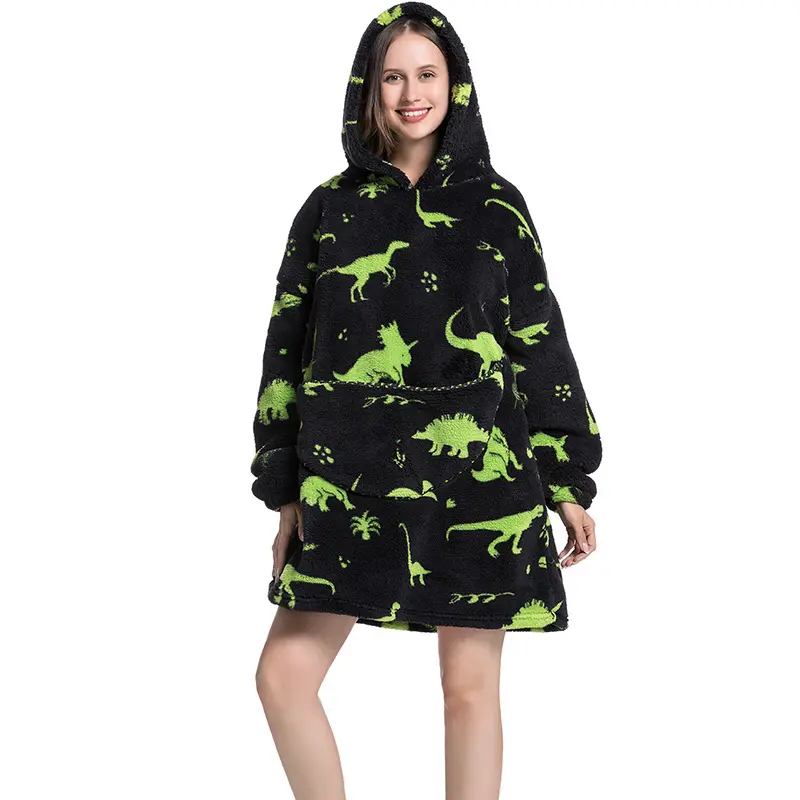 Two tone dinosaur warm suit