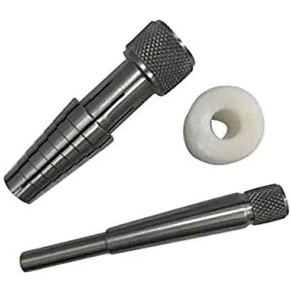 Jeweler's Ring Stretcher Tool with Nylon Die - Multi-Stepped, Powerful Precise Expansion, Controlled Stretch, Ring Size Adjusters for Gold, Silver & Precious Metal Wedding Bands (Size 6.5)