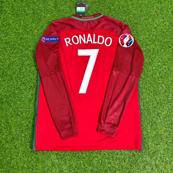 2016 Champions GOAT #7 Long Sleeve Soccer Jersey