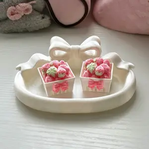 3D Printed Strawberry Basket Fidget Clicker | Clicky & Quiet