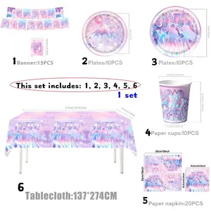 Shiny Theme Party Decorations, Happy Birthday Wedding New Year Party Supplies, Kpop Girl Group Party Banner Pull Flag, Valentine's Day Surprise Decoration, Set