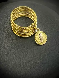 Virgen de Guadalupe Ring Weekly for Girls Womens Wedding Engagement Birthday Anniversary