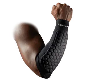 McDavid HEX® Forearm Sleeves - 9mm HEX Technology for Ultimate Protection & Flexibility in Contact Sports - Anatomical Fit with Moisture Management for Adults