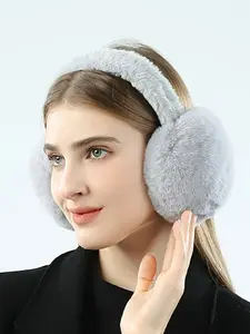 Soft Plush Ear Warmers, Comfortable Rebound Design, Ear Protection & Heating, Ideal for Cold Weather, Cozy Winter Accessories