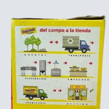 Pulparindo Tamarind Mexican Candy - Box of 100 Pieces (14g Each)