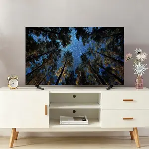 1 piece of starry sky print pattern four-season universal TV cover, suitable for LCD TV and monitor, multi-size optional, beautiful and practical.