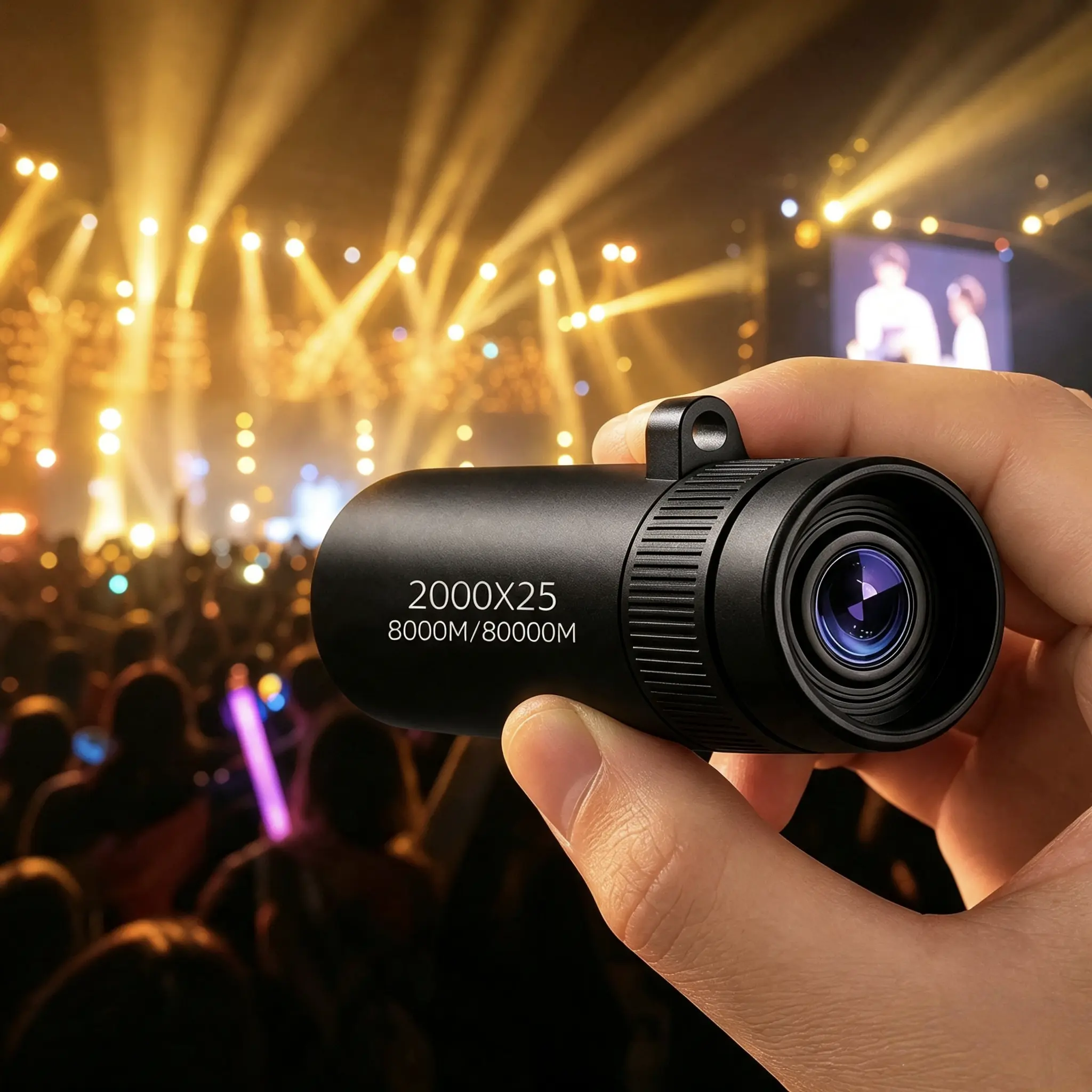 High-Definition Monocular Telescope, Portable Single Tube, Ideal for Camping, Hiking, Hunting, Travel, Concerts, Fishing, Christmas Gifts
