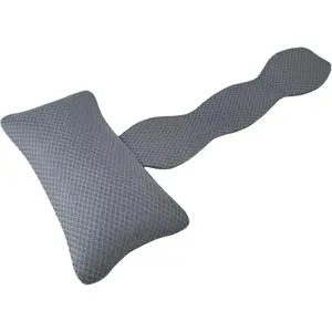 Hot Tub Headrest Pillow,Chaise Lounge Pillows Outdoor 3D air mesh, Pillow for Outdoor Hot Tub, Quick Drying and Washable, and  Support Pillow with Adjustable Weighted Strap
