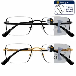 Progressive Multifocal Photochromic Reading Glasses for Men & Women, Indoor Outdoor Light Adaptive Readers with HD Clear Vision