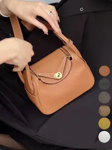 Women's Elegant Fashion Solid Color Shoulder Bag, Large Capacity Crossbody Bag, Casual Trendy Versatile High-quality Daily Commuting Bag, Girl Fashionable Bag