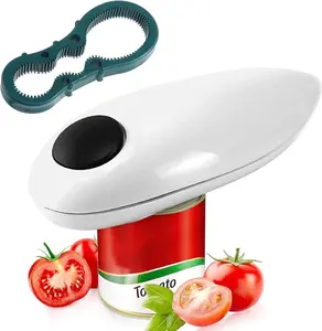 Electric Can Opener (with manual opener), kitchenware designed for arthritis sufferers and the elderly or physically weak. Features an ergonomic, easy-grip lever with one-touch automatic operation. Suitable for most standard can sizes on the market.