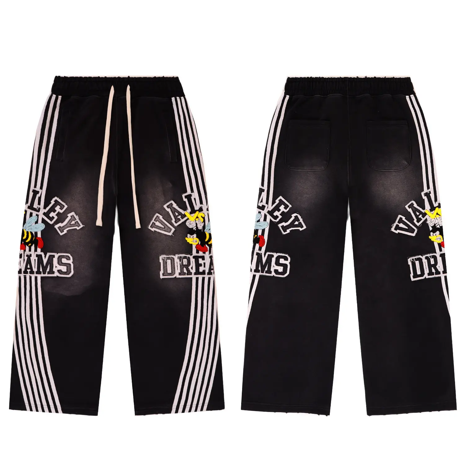 A8246 Washed Black Joggers