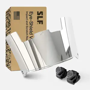 Silver Moonstone Helmet Eye-Shield Color Tinted Visor