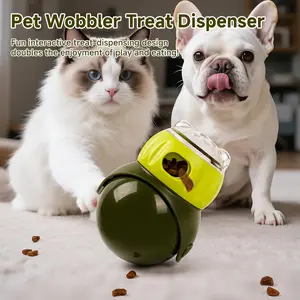 Pet Slow Feeder Toy, Anti-Tip Owl Design, Interactive Food Dispenser for Cats & Dogs, Fun Puzzle Game, Durable Pet Accessory