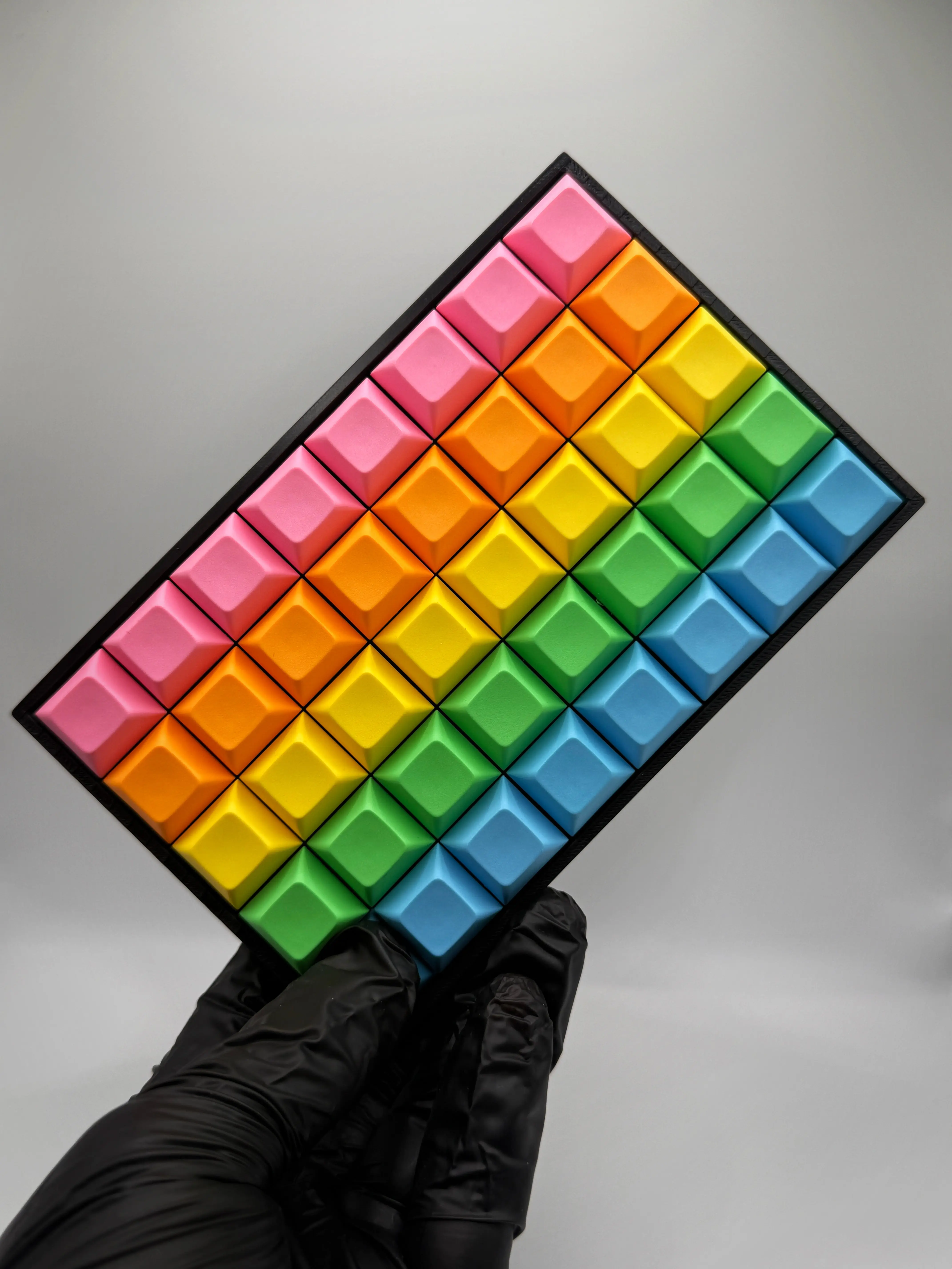 KEEBS Pad XL | Custom 40-Key Mechanical Keyboard Fidget | Desk Fidget Clicker | 3D Printed Stress Relief