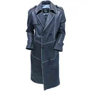 Vintage Cowhide Jamin Leather® Trench Coat #MA2203D