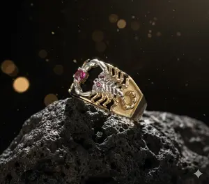 Anillo Escorpión oro 14k – Poder y Distinción