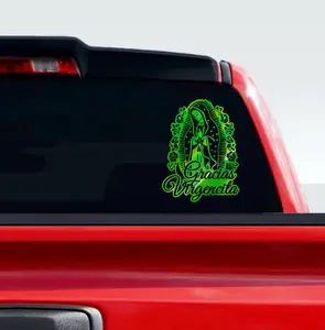 Sticker Virgen de Guadalupe - Adhesive Vinyl Decal: for Motorcycle, Car, Boats, Glass Doors and Walls  Easy installation multipurpose exterior