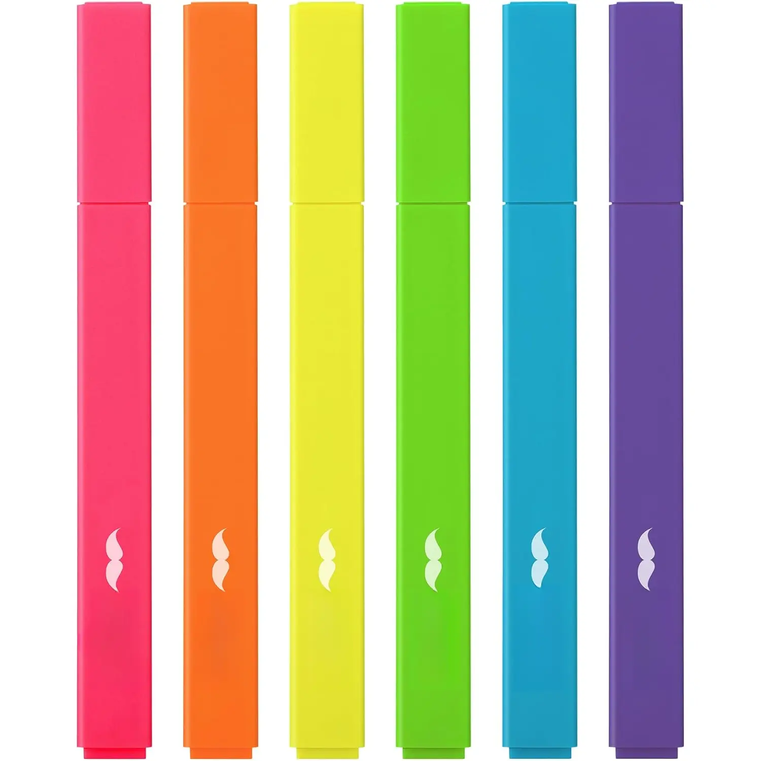 - Aesthetic Highlighters, 6 count, Chisel Tip, Vibrant Colors, Assorted Colors, No Bleed Cute Highlighters and s for  Pages, Fluorescent Highlighter